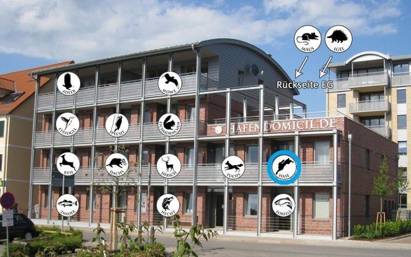 Hafendomicil Appartement Wh06 - Hase วาเริน ภายนอก รูปภาพ